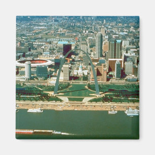 Íman Arco e skyline de St Louis