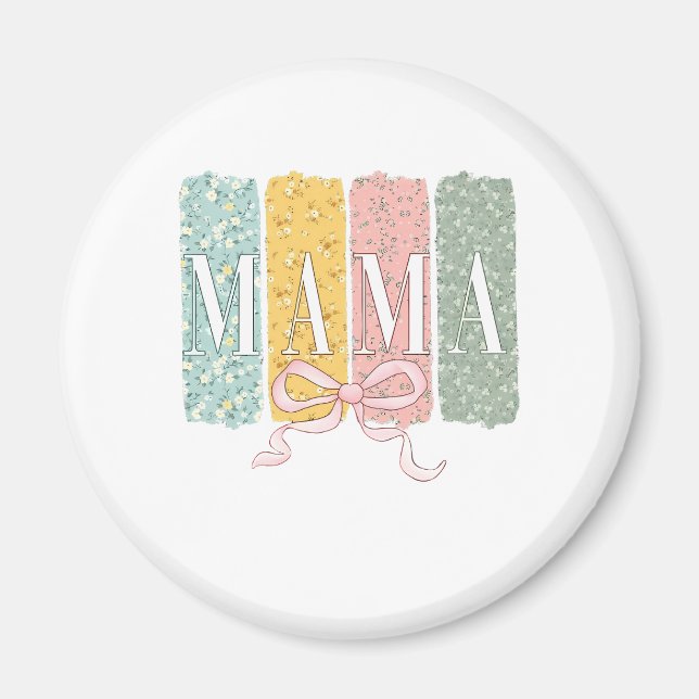 Íman Arco engraçado Coquette Mama Flores Dia da Mãe (Frente)
