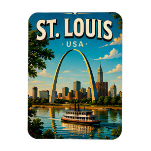 Íman Arco Gateway de St. Louis Skyline