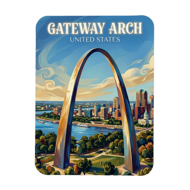 Íman Arco Gateway Missouri (Vertical)