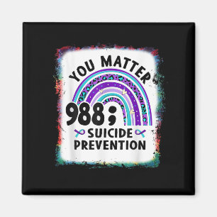 Íman Arco-Íris 988 Prevenção Suicida Sensibilização Ble