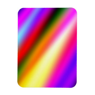 Íman Arco-íris abstrato pastel cor-de-rosa-azul ombre