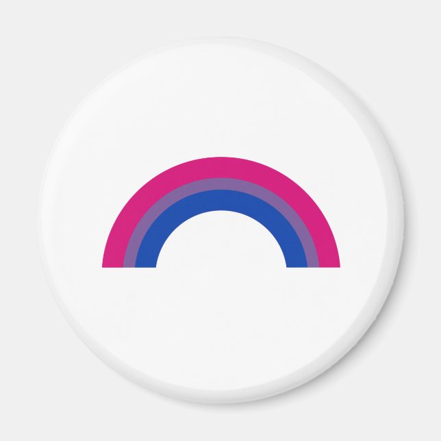 Íman Arco-íris Bissexual (Frente)