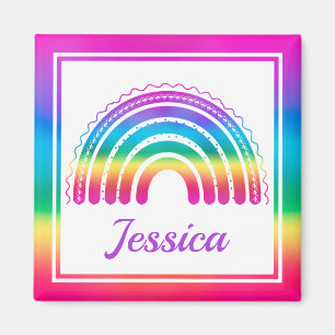 Íman Arco-Íris Colorido Boho