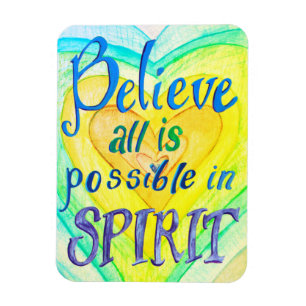 Íman Arco-Íris Corações Espírito Oração Magneta