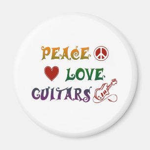 Íman Arco-íris das guitarra elétricas do amor da paz