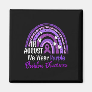 Íman Arco-Íris Em Agosto Vestimos Awarenes De Sobredosa