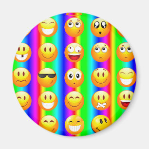 Íman arco-íris emoji