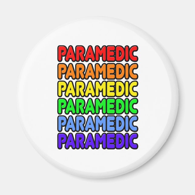 Íman Arco-íris Paramedico (Frente)