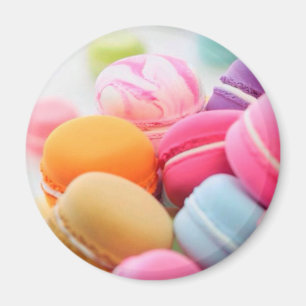 Íman Arco-íris Pastel biscoitos dispersados de Macaron