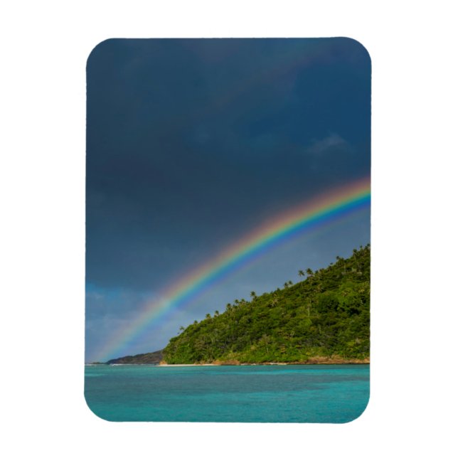 Íman Arco-íris sobre a ilha, Samoa Americana (Vertical)