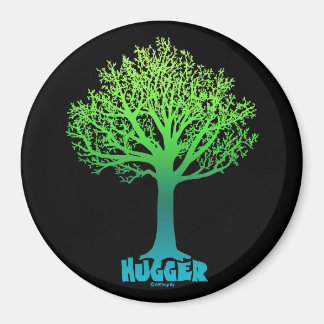 Íman Arco-íris verde da árvore Hugger