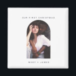 Íman Arco minimalista do Boho | Feliz e Foto casada<br><div class="desc">Arco Boho Minimalista | Feliz e Imagem Fotográfica Casada</div>