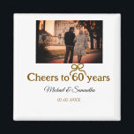 Íman arco ouro aplaude casamento de 60 anos<br><div class="desc">design</div>