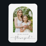 Íman Arco, você será meu íman de flor<br><div class="desc">Minimalista e moderno será o meu ímã de proposta de flores. Para personalização mais avançada deste design,  por exemplo,  alteração do layout,  da fonte ou do tamanho do texto,  clique no botão "PERSONALIZAR" acima. Por favor,  entre em contato comigo para qualquer pergunta!</div>