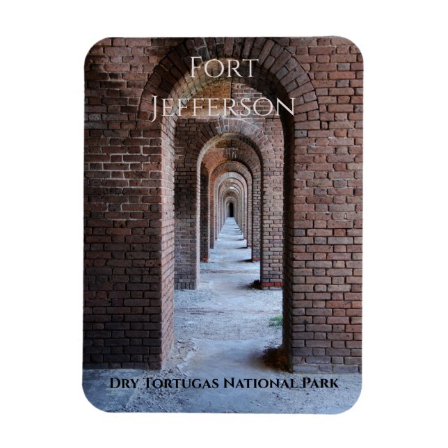 Íman Arcos Brick Walkway, Fort Jefferson, Tortugas Seco (Vertical)