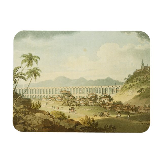 Íman Arcos de Carioco, ou Grande Aqueduto no Rio de Jan (Horizontal)