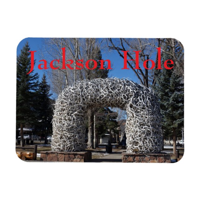 Íman Arcos de Chifre Jackson Hole Wyoming  (Horizontal)