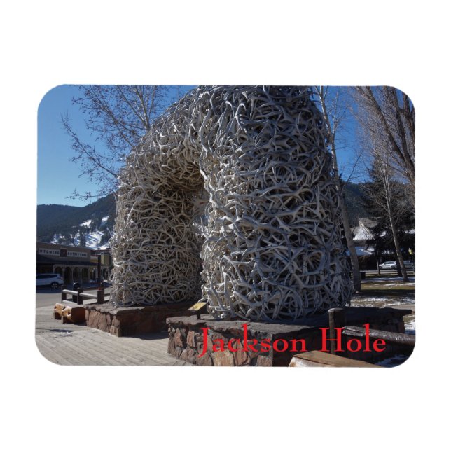 Íman Arcos de Chifre Jackson Hole Wyoming  (Horizontal)
