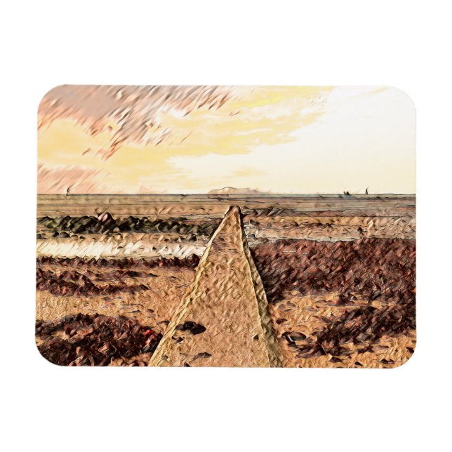 Íman Ardrossan Beach Sunset, Scotland (Horizontal)