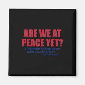 Íman Are We At Peace Yet Russia Ukraine War Anti Trump 