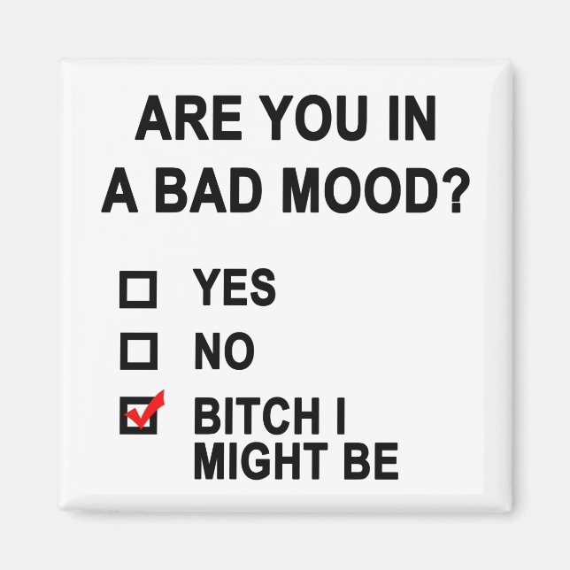Íman Are You In A Bad Mood? (Frente)