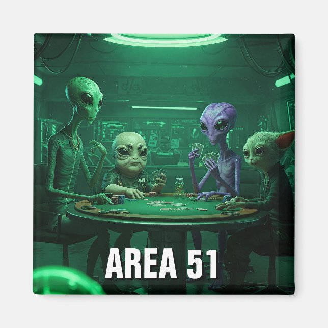 Íman Área 51 Aliens de Nevada (Frente)
