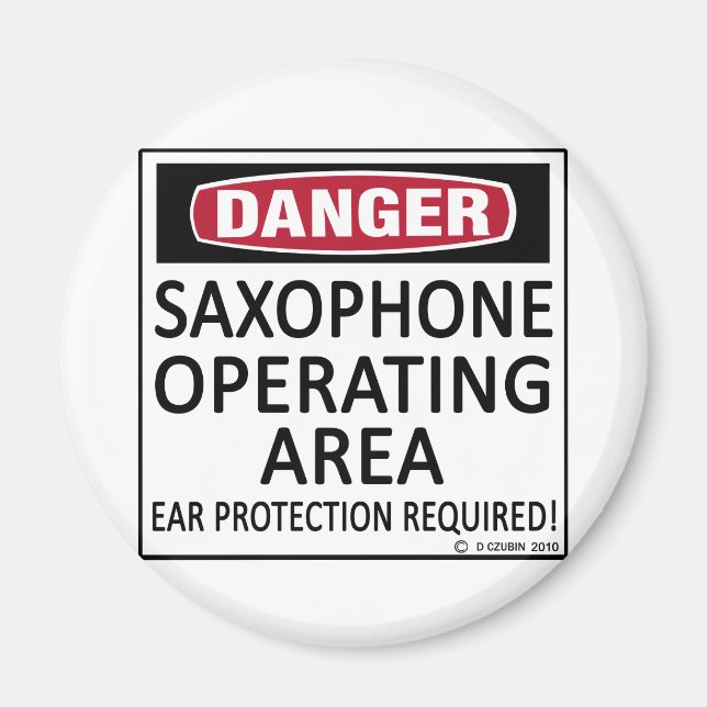 Íman Área de operação saxofone (Frente)