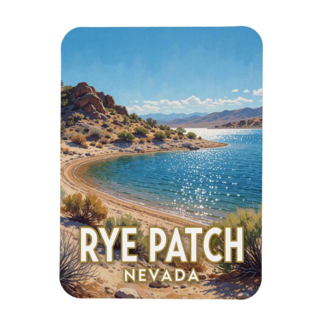 Íman Área de Recreação Estadual Rye Patch — Nevada (Vertical)