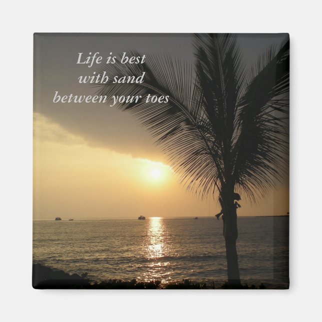 Íman Areia de Praia Descalça (Frente)