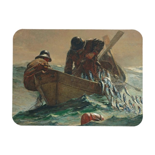 Íman Arenque, 1885 (óleo na canvas) (Horizontal)