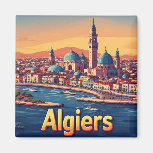 Íman 🧲 Argélia Argel Lembrança de Viagem 🌍