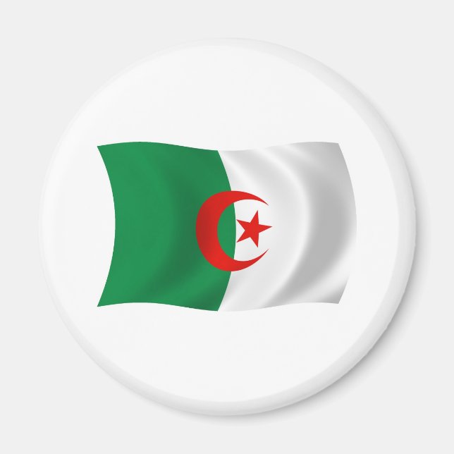Íman Argélia Flag Magnet (Frente)