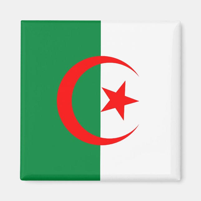 Íman Argélia Flag Magnet (Frente)