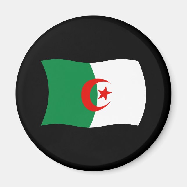 Íman Argélia Flag Magnet (Frente)