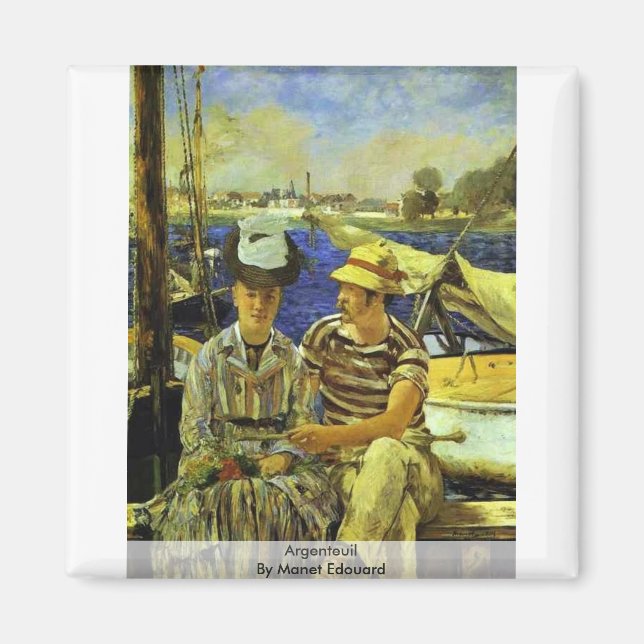 Íman Argenteuil Por Manet Edouard (Frente)