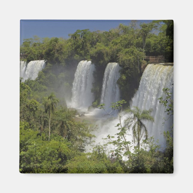 Íman Argentina, Cataratas do Iguaçu ao sol. (Frente)