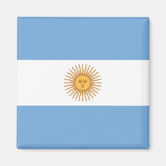 Íman Argentina Flag Magnet (Frente)
