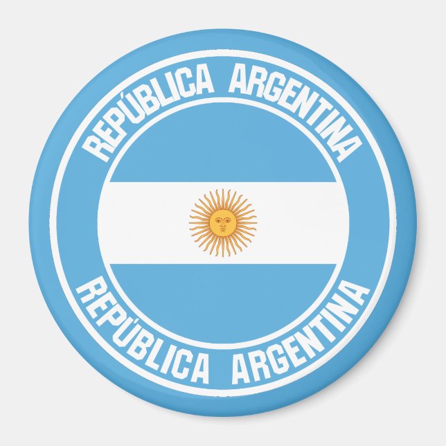 Íman Argentina Round Emblem (Frente)