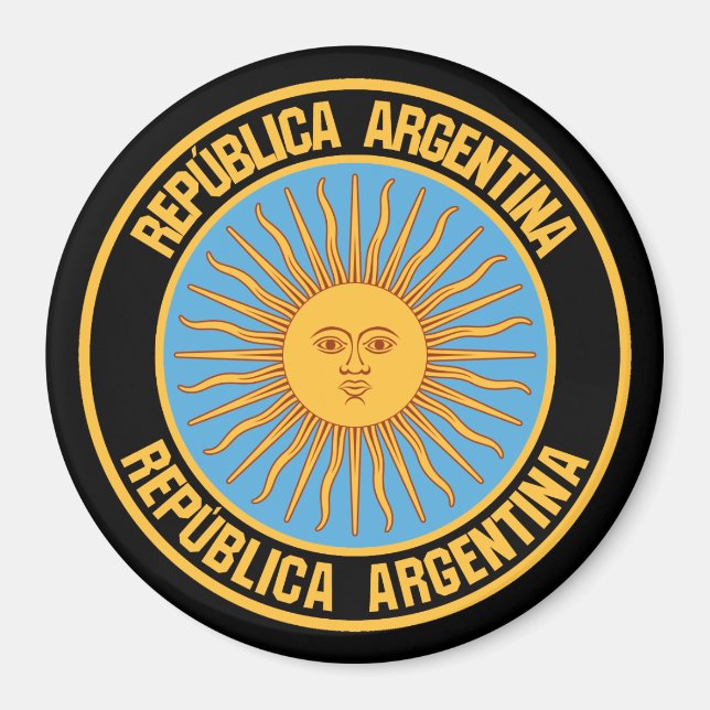 Íman Argentina Round Emblem (Frente)