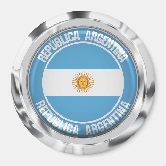 Íman Argentina Round Emblem (Frente)