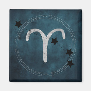 Íman Aria a teal da constelação de Ram zodiac