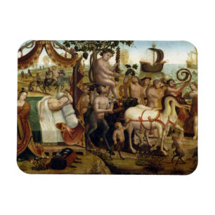 Íman Ariadne em Naxos, da História de Theseus (petróleo
