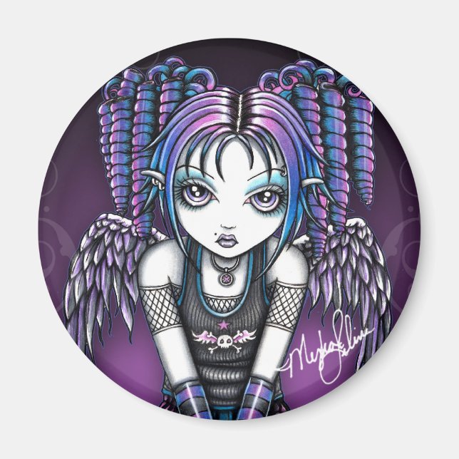 Íman Ariel Gothic Knealing Angel (Frente)
