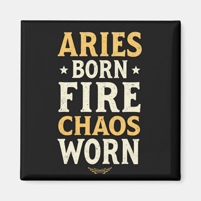 Íman Aries Born Fire Worn  (Frente)