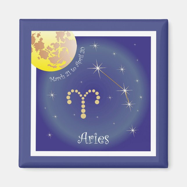 Íman Aries de 21 de março a 20 de abril (Frente)