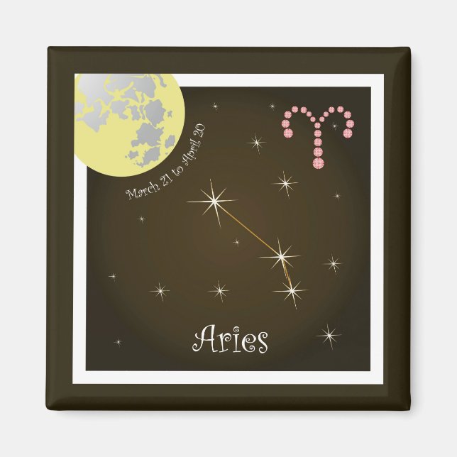 Íman Aries de 21 de março a 20 de abril (Frente)