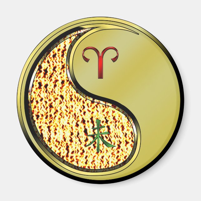 Íman Aries e Cabra Metálica (Frente)