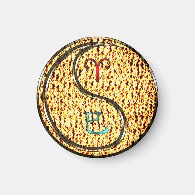 Íman Áries e Cobra de incêndio (Frente)