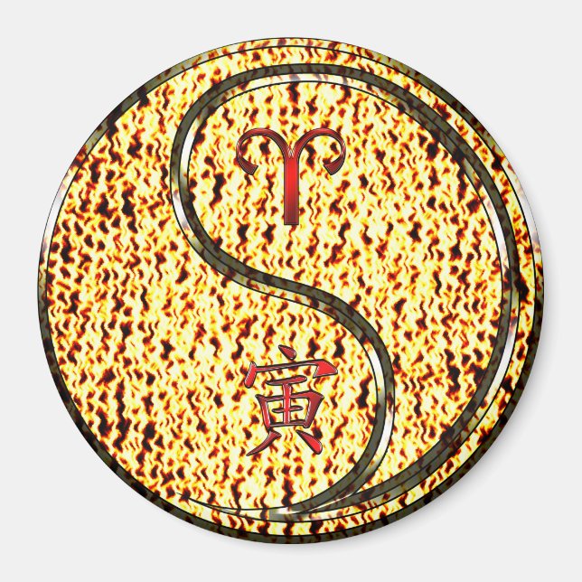 Íman Áries & Fire Tiger (Frente)